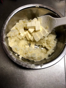 角切りのクリームチーズ